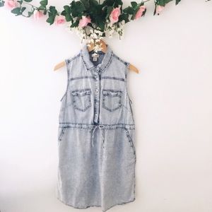 Mossimo Denim Button-Up Dress